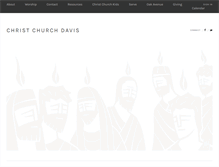 Tablet Screenshot of christchurchdavis.org